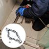 Flex-Shaft Sewer Descaling Chain Push-Type Rotary Cable Sewer Dredge Spring Drain Clog Remover PVC Pipe Maintenance Tool