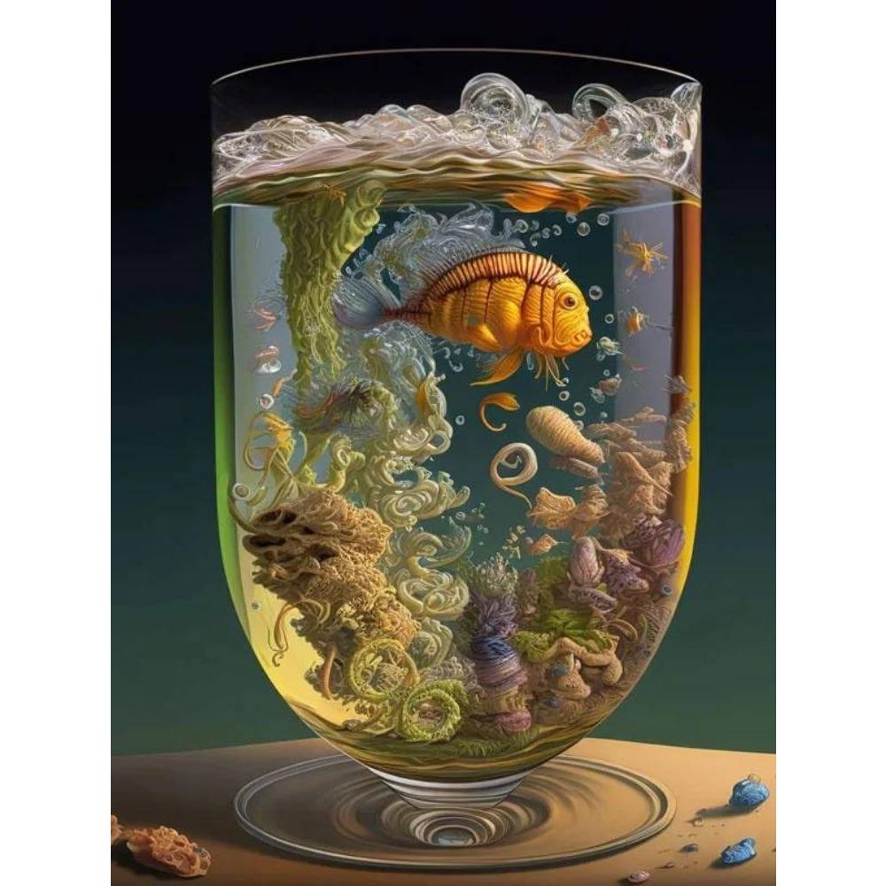 DIY полный круг алмазная живопись вышивка крестиком 3D художественный стиль домашняя сцена декоративная алмазная живопись 5d алмазная живопись