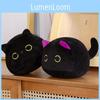 Cat Ball Black Plush Toy Cartoon Stuffed Doll Bedroom Decorations Kids Gift