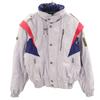 Бейсбольная куртка 80-х 90-х Old Batting jacket LL Фиолетово-серый Мужская Б/У