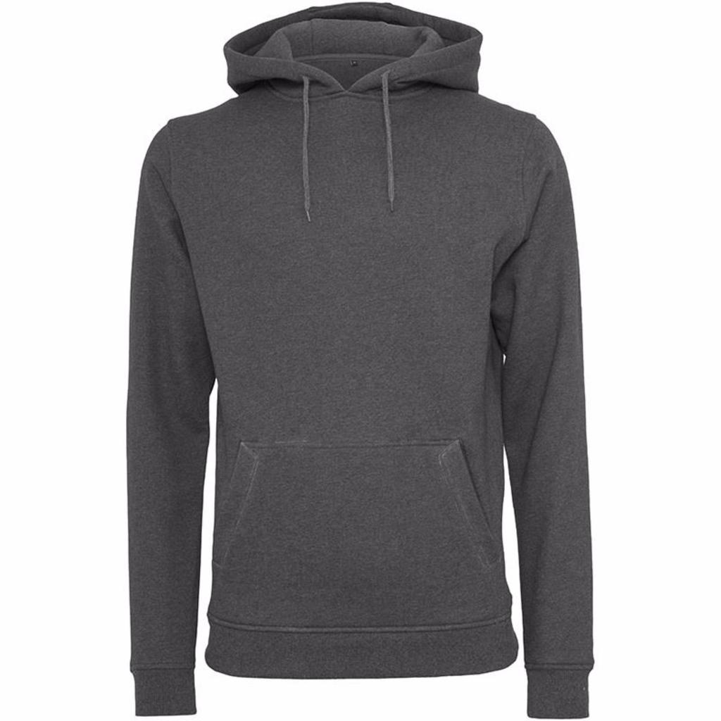 Build Your Brand Mens Heavy Pullover Hoodie