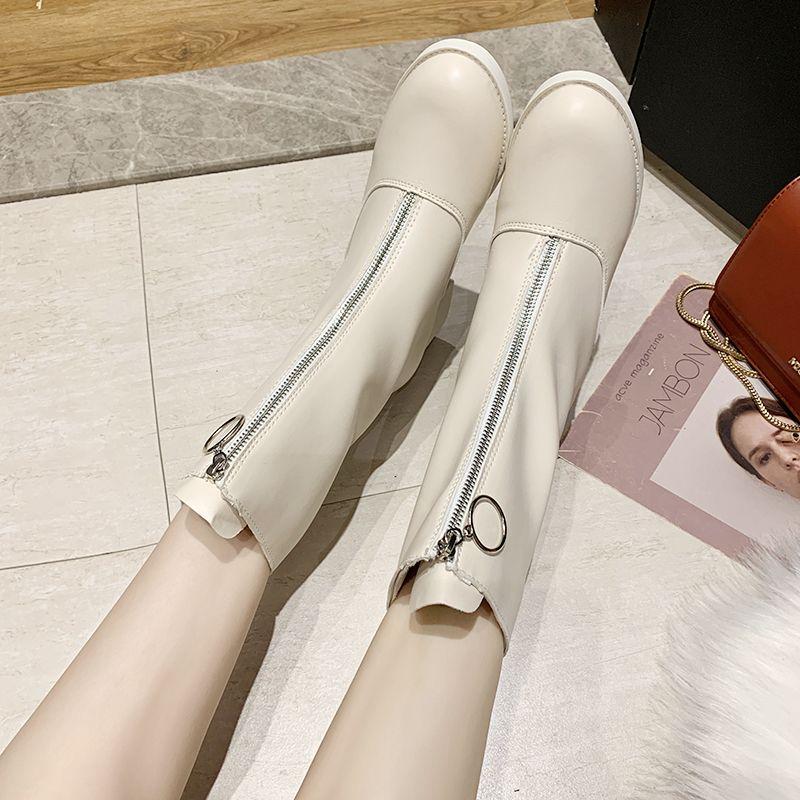 Обувь Платформа Женские Сапоги Черные Туфли для Женщин Элегантные на Каблуке Высокие Каблуки Половина Новые Рок До середины Икры Мода 2024 Распродажа Y2k Готика