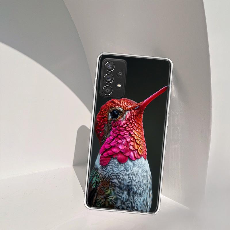 The Spirit of Hummingbirds Phone Case for Samsung A54 A57 A37 A17 A14 A15 A12 A24 A34 A55 A35 A25 A52S A07 A05S A04S A22 A32 A72
