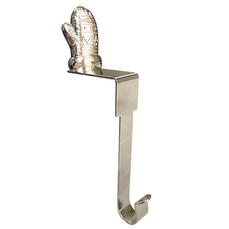 1 шт. Рождественский кулон Снежинка Лось Снеговик Форма дерева Металлический крючок для двери камина Шкаф Рождественская вечеринка Навидад Декор года