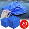 Car Towels Microfiber Thin Cleaning Soft Drying Cloth Hemming Water Suction Rags Universal Auto Home Washing Towel Rag