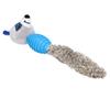 Pet Chew Toys Teeth Cleaning Biting Interactive Training Stuffed Plush Animal Doll for DogBlue Raccoon