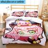 3PCS Cute anime spy Famliy 3pcs Bedding,Including 3PCS Duvet Cover And 2pcs Pillowcases Perfect for Christmas,Ideal for Bedroom, Dormitory