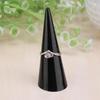 Ring Display Stand Jewelry Rack Solid Circular Cone Shape Ring Photography Presentation Holder Exhibition Storage Rack