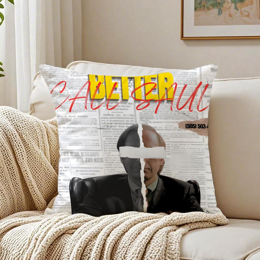 TV Drama BBetter CCall Saul Cushion Cover Pillowcase Antidustmite living Room Sofa Decor Cushion Room