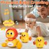 Baby Crawling Toys with Music Early Learning Development Interactive Walking Toy Infant Learn Walk Christmas Gift