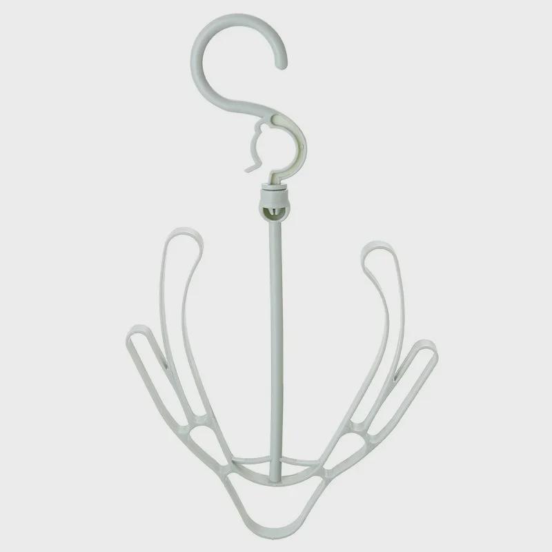 Rotatable Multifunctional Balcony Shoe and Clothes Rack