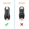 For 2019-2025 Porsche Panamera Taycan Cayenne Coupe 911 Car Remote Key Fob Case Cover Shell Keychain Accessories Carbon Fiber