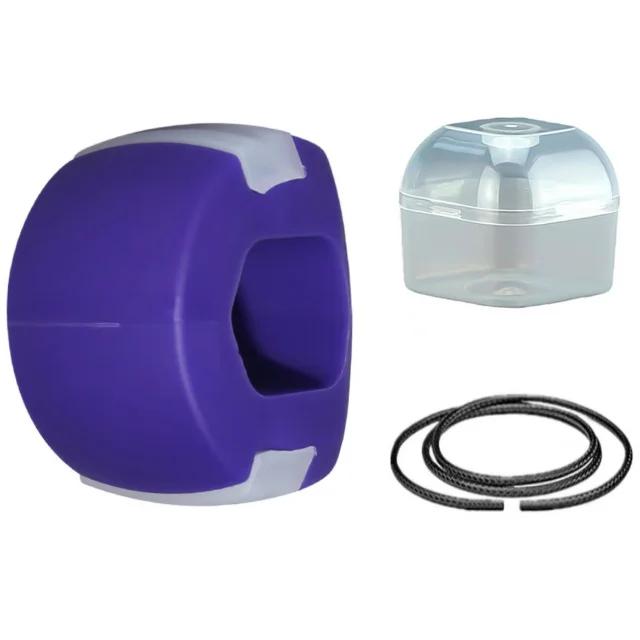 Jaw Exerciser Fitness Face Masseter Double Chin Remover Food Grade Silicone Ball Facial Muscles Trainer V Face Lifting Machine