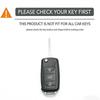 Чехол для брелока для VW Golf Jetta POLO Octavia Yeti Superb Rapid Leon Защита от царапин Ударопрочная защита Мягкая текстура для захвата Отзывчивые кнопки
