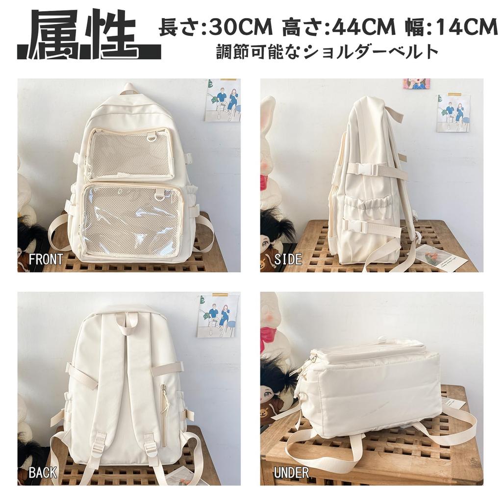 Ita Ita Oshikatsu Oshikatsu Deco Clear JK Oshikatsu Большая вместимость TB03 [Manatsulife] Сумка, Itaba, Рюкзак, Рюкзак, Женский, Сумка, Рюкзак, Сумка,
