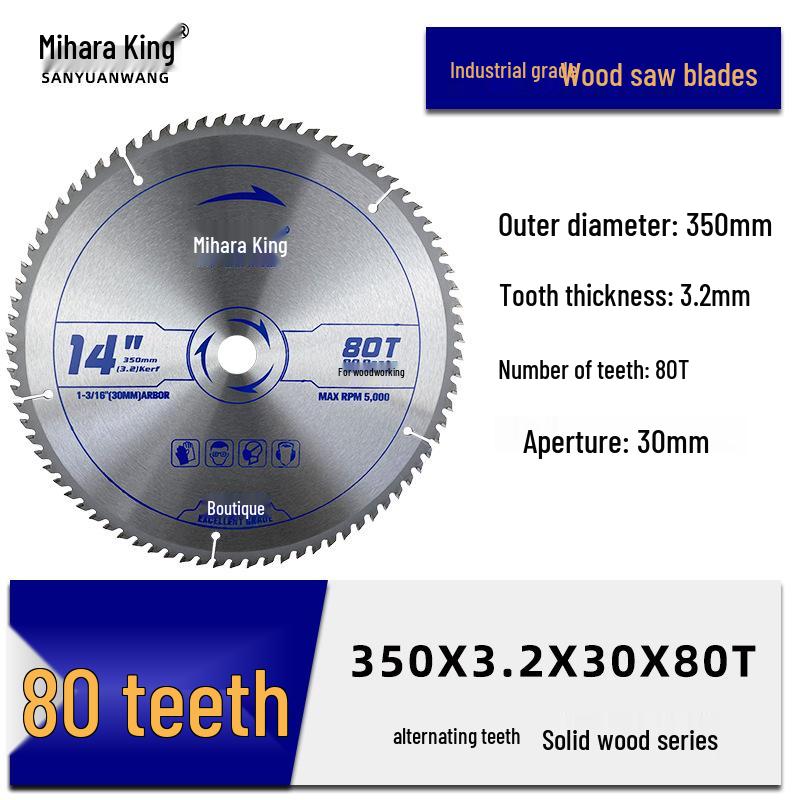 Деревообрабатывающий угловой шлифовальный пильный диск - Сплавной отрезной диск для дерева, Размеры 4/5/7/9 дюймов