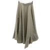 CLANE Long Length Asymmetrical Hem Skirt 1 Gray Women Used