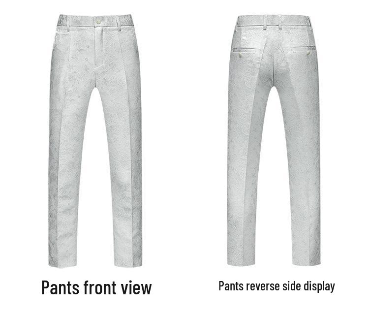 Men's Three-Piece Formal Suit for Evening or Wedding