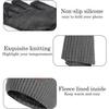 3 Pcs Winter Hat Scarf And Gloves Sets Men Or Women Unisex Warm Knitted Beanie Hat With Fleece Lined Long Neck Warmer Scarf And Touchscreen Gloves