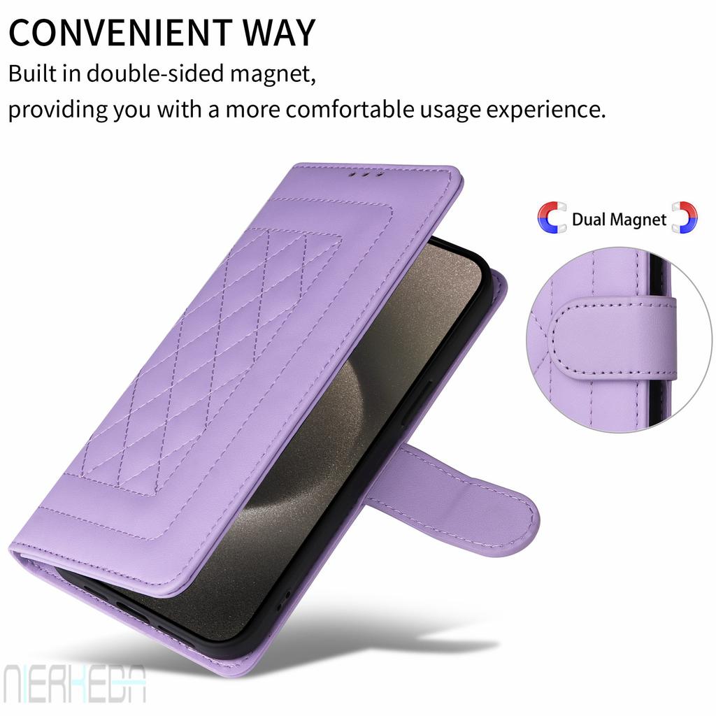 Кожаный чехол-книжка для Samsung Galaxy S24 S25 Ultra S23 FE S22 S21 S20 S10 S9 Plus Note 20 10 с ремешком, кошельком, карманом для карт