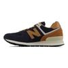 New Balance NB 574 V2 Ретро кожаные низкие повседневные кроссовки Унисекс кроссовки Синий Коричневый ML574OT2