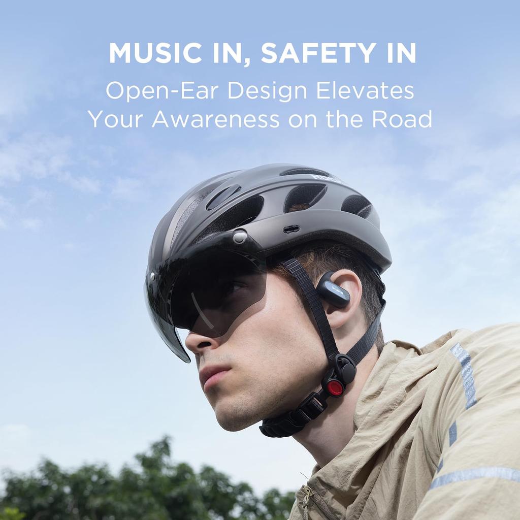 1MORE Fit SE S30 Беспроводные Легкие IPX5 До 30 Часов Bluetooth Эквалайзер Спортивный Стиль Наушники Открытого Типа, (10г), Водонепроницаемый, Время игры, Совместимость с 5.3,