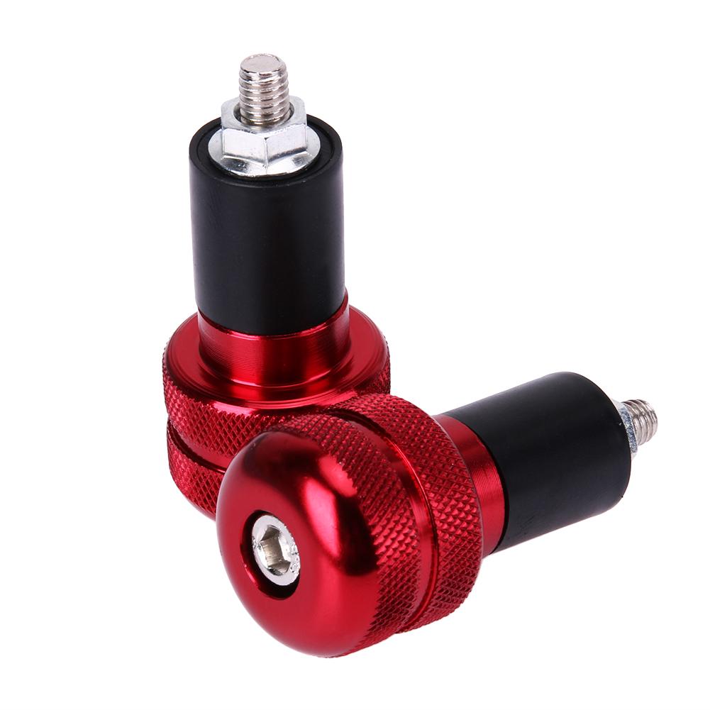 7/8" Мотоциклетный руль Ручка Торцевые заглушки Алюминиевые заглушки Мото Руль Торцевой Грузик Слайдер Стопор Стопор Аксессуары для мотоциклов
