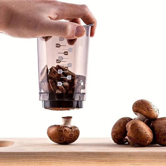 Клубникорезка с 8 лезвиями из нержавеющей стали, резак для ягод и яиц, инструмент для нарезки фруктов кубиками, съемный кухонный гаджет для бананов, огурцов, грибов