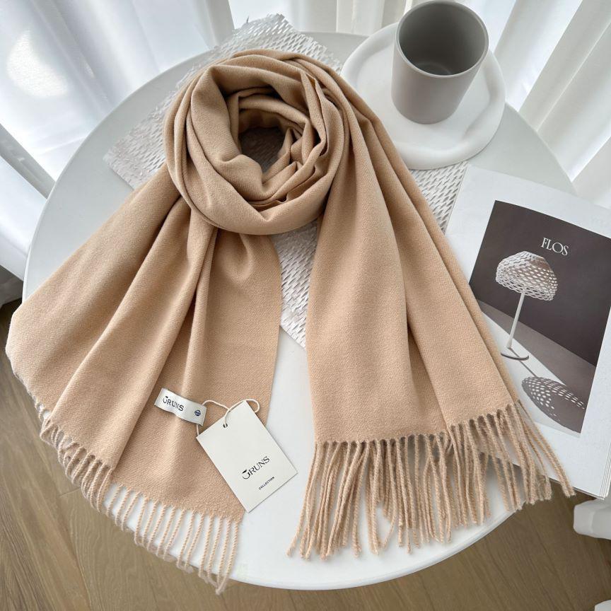 Women's Luxurious Cashmere Scarf Shawl - 250g, Perfect for Autumn & Winter
