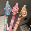 6PCS Gel Pens Cartoon Kawaii 0.5mm Erasable Pen School Student Stationery