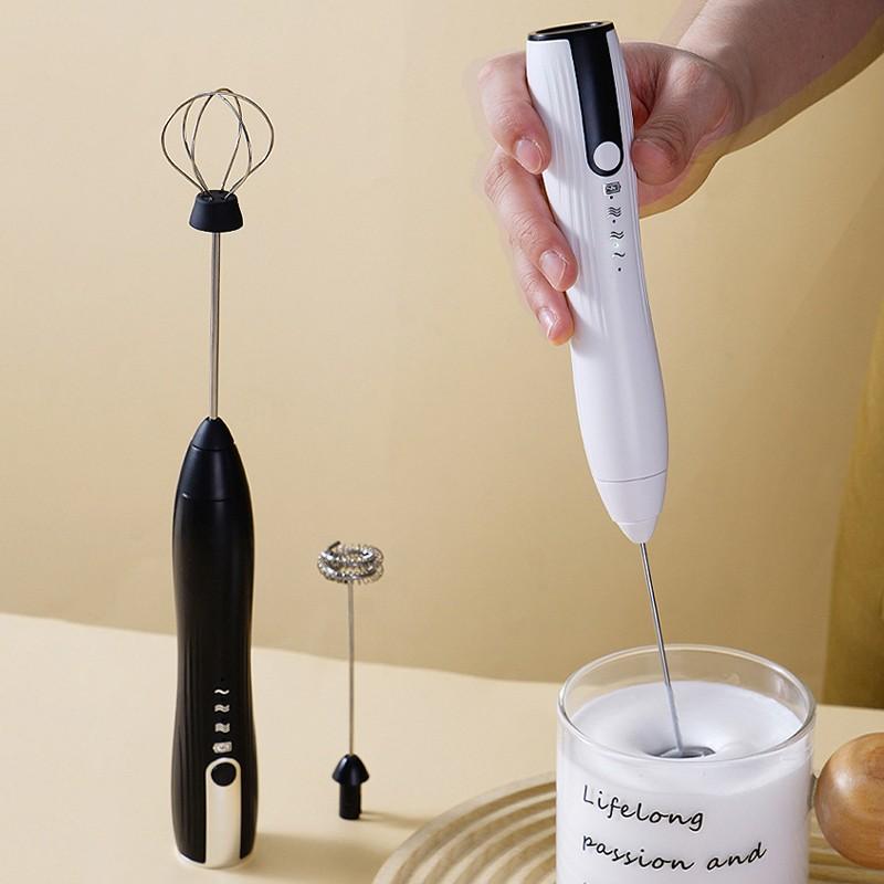 Электрический венчик 3-в-1, 3 регулируемых скорости, электрический бытовой венчик для яиц, ручной мини-пенопласт, миксер