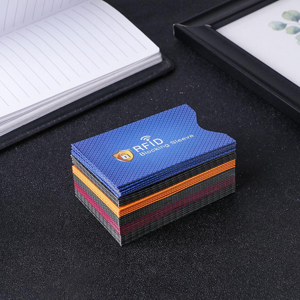 5 шт. Новый Защита от кражи Банковская Защита RFID Блокиратор Держатель для карт Блокирующий Чехол Защитный Чехол Обложка