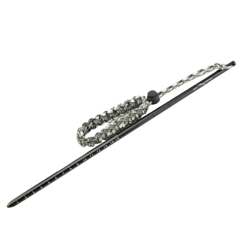 Light Weight Aluminium Alloy Scuba Diving Stick Pointer Rod With Hand Rope Underwater Shaker Noise