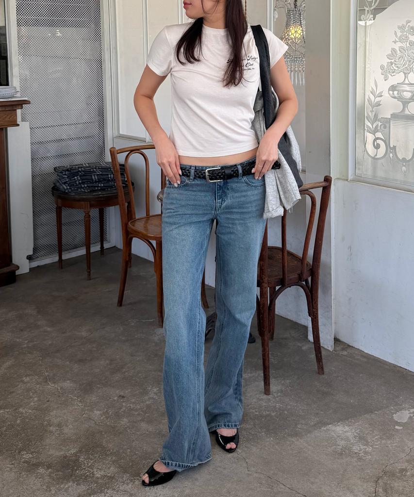 GLOWNY The Rodeo Jeans (Washed Blue)