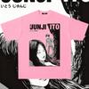 Ito Junji Comic Graphic Print Autumn Pure Cotton Men's and Women's T-shirt Short Sleeve Street Fashion Trend Clothing Drak Style