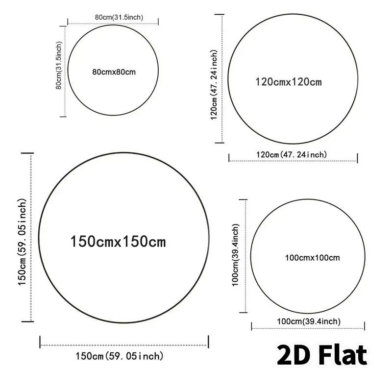 Jojos Bizarre Adventure Round Area Rug Carpet Rug For Living Room Bedroom Sofa Playroom Decor Nonslip Floor Mat