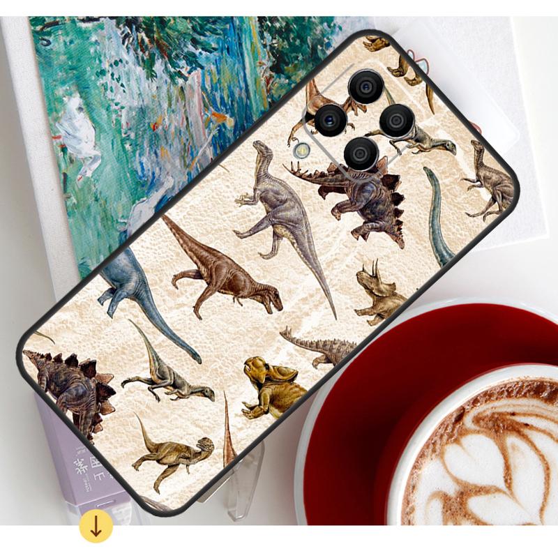 Dinosaur Pattern Case For Samsung Galaxy M13 M16 M11 M21 M31 M20 M23 M54 M14 M34 M52 M32 M12 M36 M56 M15 M55