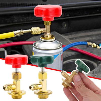 R12, R600 R22, R134a, R410A g Комплект для заправки хладагентом Газ для заправки автомобильного кондиционера Инструмент для холодильного оборудования Открыватель Шланговый комплект