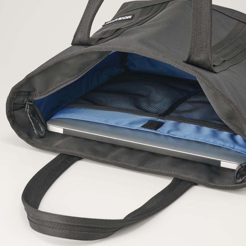 Move Sports Tote Bag by PC and Small Item Perfect for Commuting and BK00 Descente, Water-Repellent, Multi-Function Pockets, Storage, School, Men's,