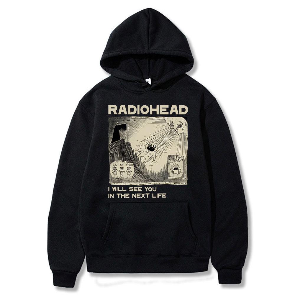 Винтажная толстовка Radiohead - Стиль Хип-Хоп Музыки