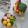 Многофункциональная корзина для сушки овощей, чаша для мытья риса, большая емкость, нескользящая корзина для мытья фруктов, легкая