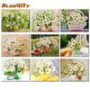 Painting By Numbers Daisy Unique Gift DIY Frame HandPainted Wall Art Paint By Number Flower For Living Room