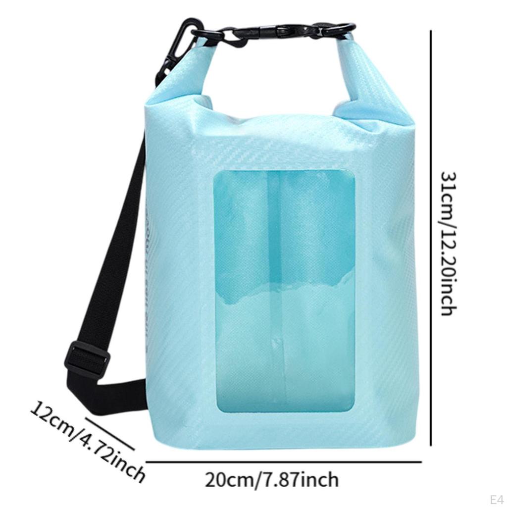 Водонепроницаемый чехол для телефона Dry Bag объемом 5 л, портативный спортивный рюкзак Roll Top Duffle для активного отдыха