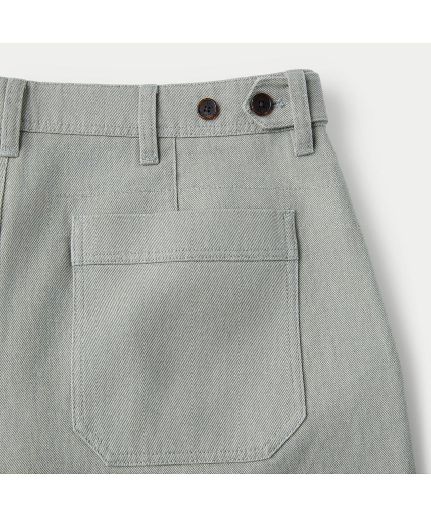 Шорты-чиносы полуширокие, с эффектом garment washed, Silijeu Sapom26831Khl