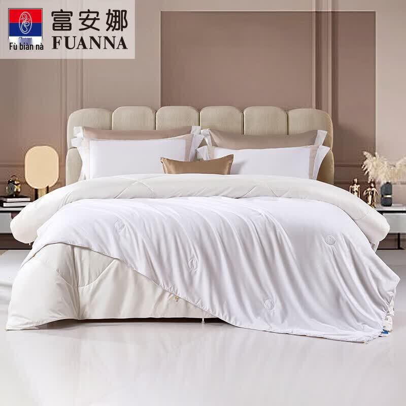 FUANNA 100% New Zealand Wool and Silk All-Season Duvet
