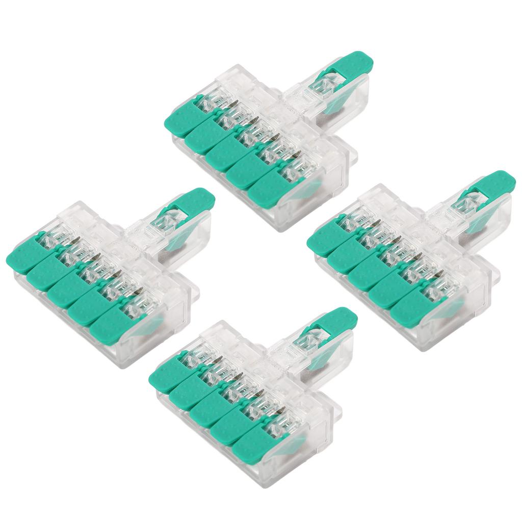 10 шт. 1 в 5 выходов электрический соединитель для сращивания проводов быстрый соединитель для сращивания проводов 41A 450V