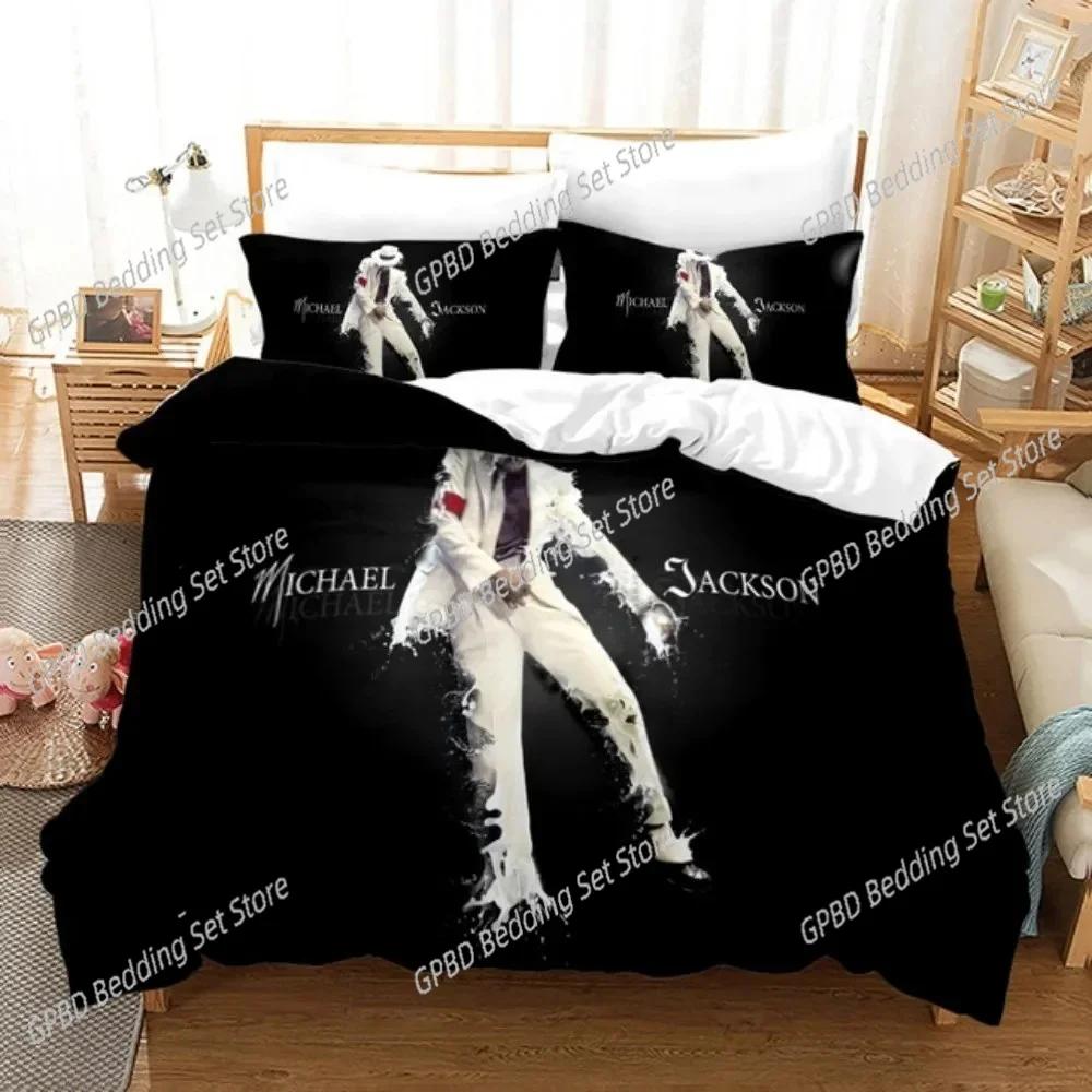 Комплект постельного белья Michael Jackson Single Twin Full King Size Musical Genius для взрослых и подростков, комплект постельного белья 200x200 см