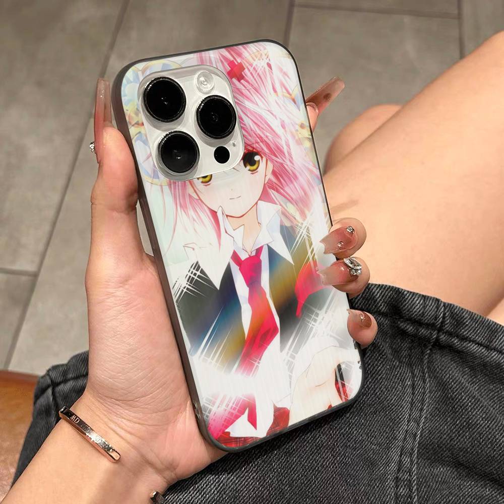 АНIME Shugo Chara Аму Чехол для телефона Для IPhone 17 16 15 14 13 12 11 Pro Max Plus Pro Полоска Мягкий чехол