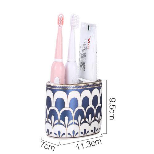 Керамический набор для мытья посуды для домашнего использования в ванной комнате, набор из пяти предметов с подносом, принадлежности для ванной комнаты, бутылочка для лосьона, мыльница, держатель для зубных щеток