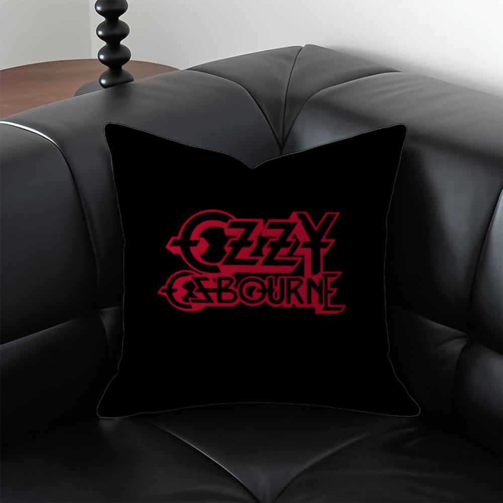 singer rock OOzzy OOsbourne Cushion Cover Pillow Case Antidustmite Invisible zipper silky plush cushion